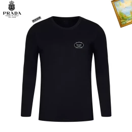 prada t-shirt manches longues pour unisexe s_12b1773